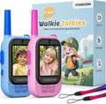 FOREDOM Radio de Video Recargable: Walkie Talkies para Niños, Alcance Largo para Niños y Niñas