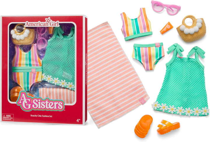 American Girl, Set de Moda Beachy Chic de AG Sisters, Ropa de Muñec...