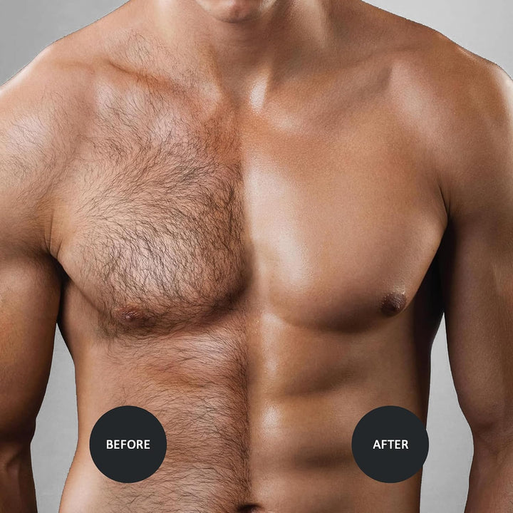 Kit de depilación con cera Maxpearl para hombres, kit de cera para...
