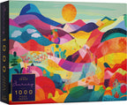 Elena Essex Rompecabezas - Journey | Puzzle de 1000 piezas | Rompecabezas para adultos de 1000 piezas | Rompecabezas de arte abstracto colorido y fresco | Tamaño de los rompecabezas de 28 x 20