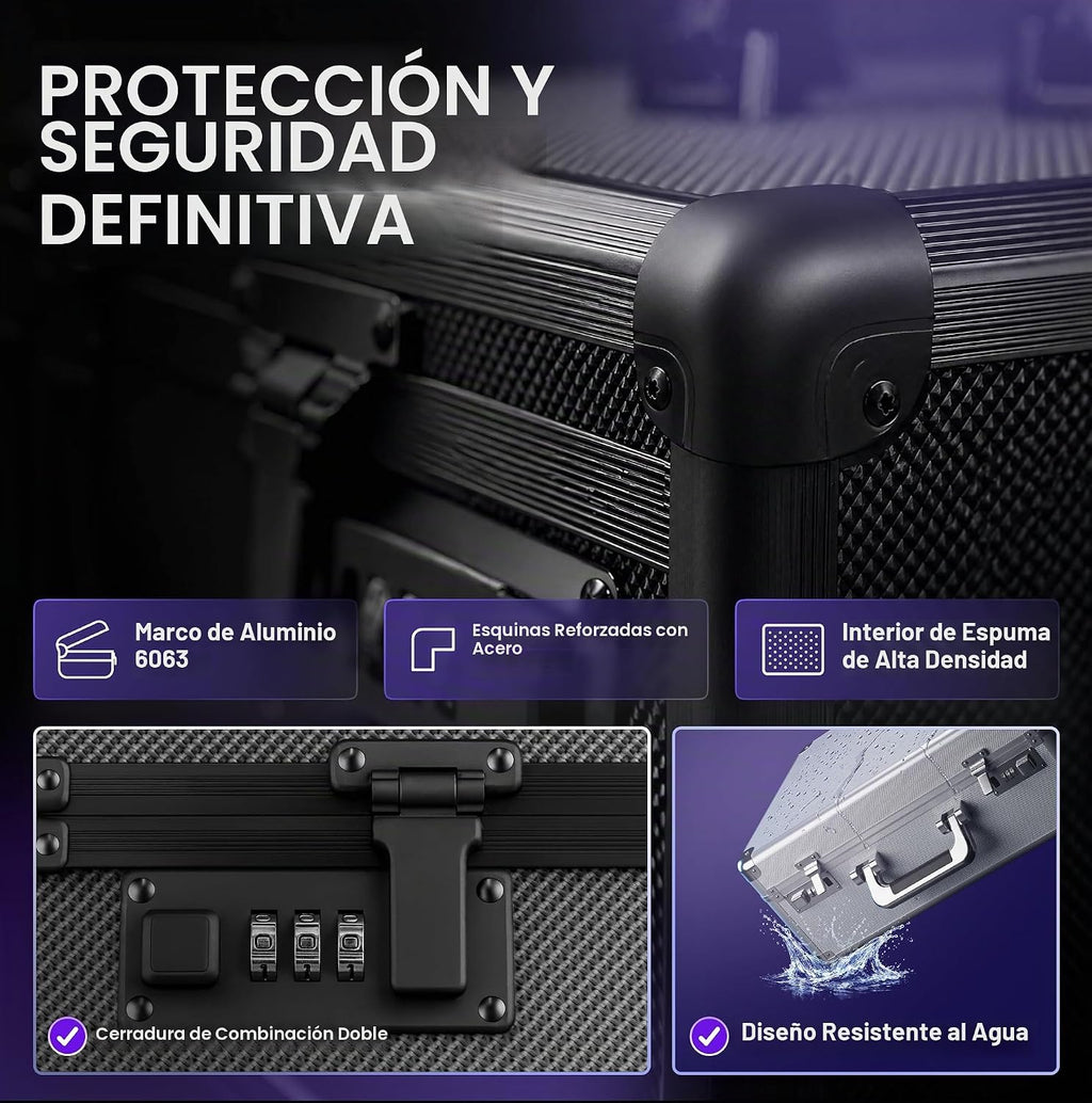VALUN 160+ Caja de almacenamiento de tarjetas de grado premium - Estuche de