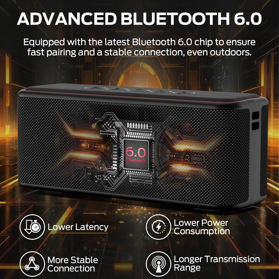 Altavoz Bluetooth Monster Shock Plus, altavoz portátil con sonido e...