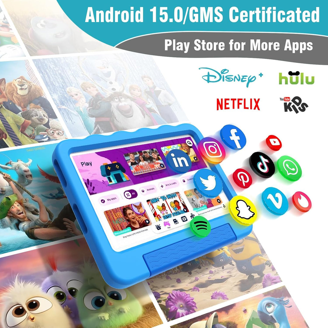 Tableta para niños de 10'' Android 15 Tableta para niños 14...