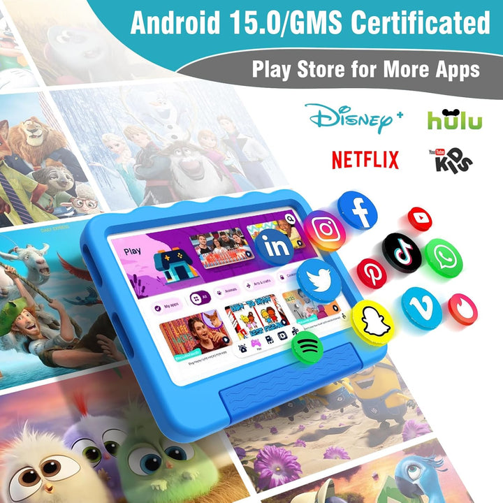 Tableta para niños de 10'' Android 15 Tableta para niños 14...