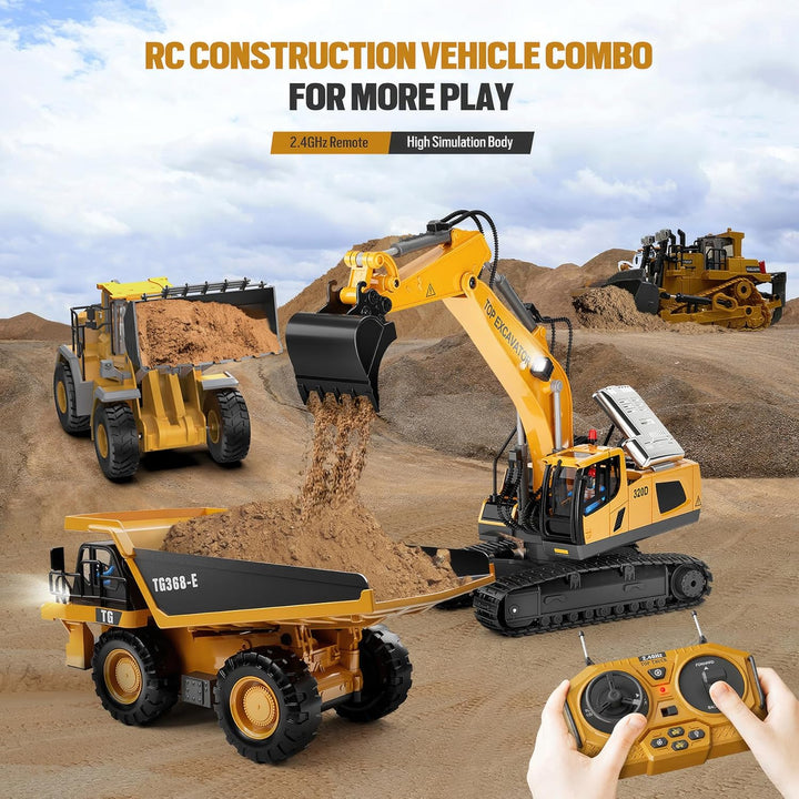 KIDMARKT Juguete cargador de ruedas de metal a control remoto | Cam...