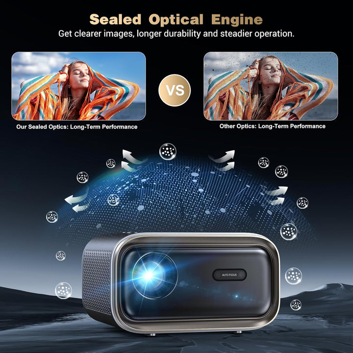 Proyector con WiFi y Bluetooth: [Auto Focus\/Keystone] - Proyector...