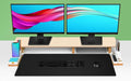 Almohadilla de escritorio de cuero y soporte para monitor