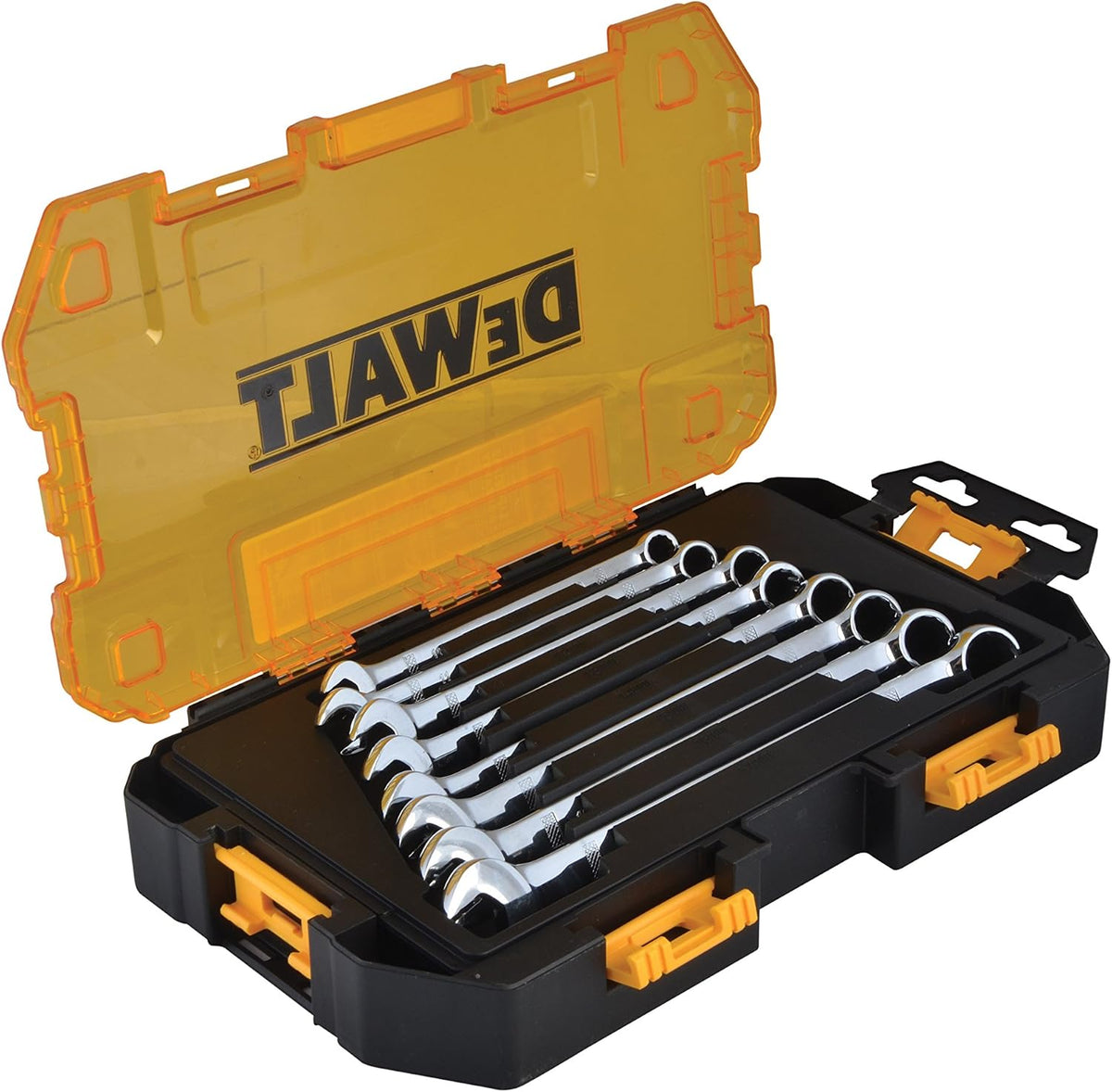 Juego de llaves combinadas DeWalt, métricas, 8 piezas (DWMT73810)