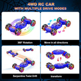 Auto de control remoto, auto de acrobacias RC con detección de gest...