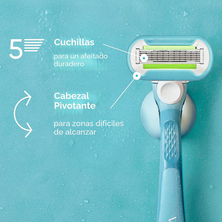 Gillette Venus Recambios de cuchillas de afeitar Extra Smooth para...