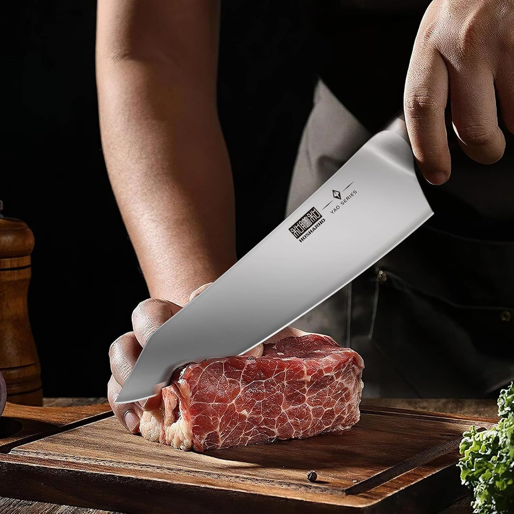 HOSHANHO Juego de cuchillos de cocina de 16 piezas con bloque