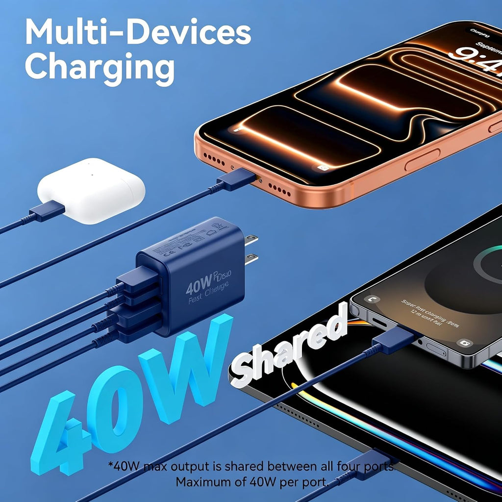 Bloques de carga rápida del teléfono del cargador del cargador de la pared