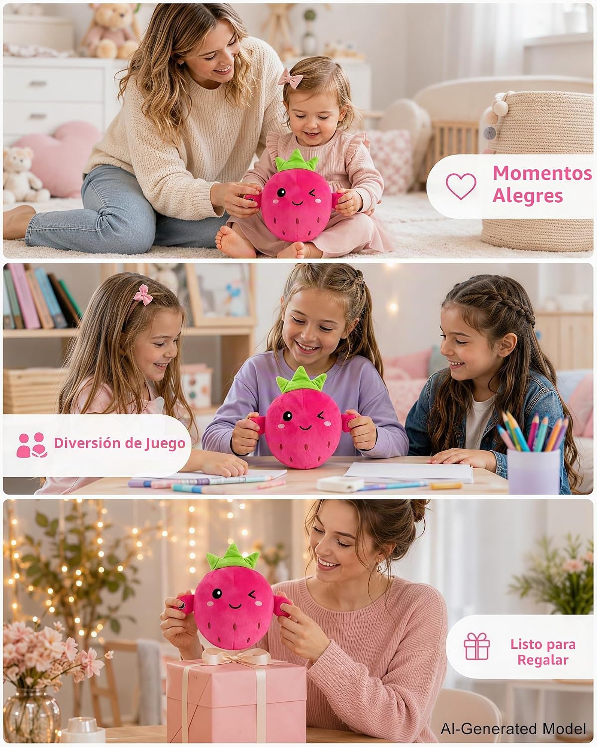 Juguete sensorial musical para niños,Juguete de peluche interactivo con