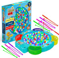 IPIDIPI TOYS Juego de pesca para niños, 45 peces y 8 bastones - Juguete