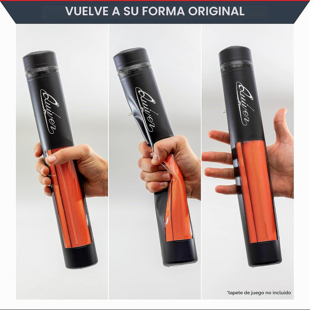 Tubo negro XL Orion Playmat, bolsa de transporte