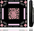Tapete de Mahjong estadounidense (33 x 33, 0.1 in de grosor, flor de cerezo)