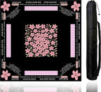 Tapete de Mahjong estadounidense (33 x 33, 0.1 in de grosor, flor de cerezo)