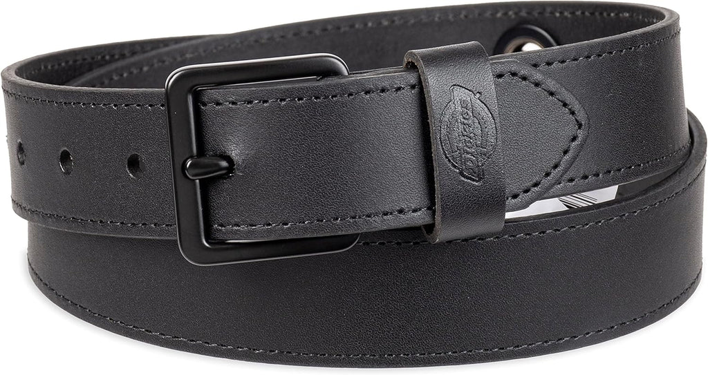 Dickies cinturón de cuero auténtico para hombre \u2013 estilo casua...