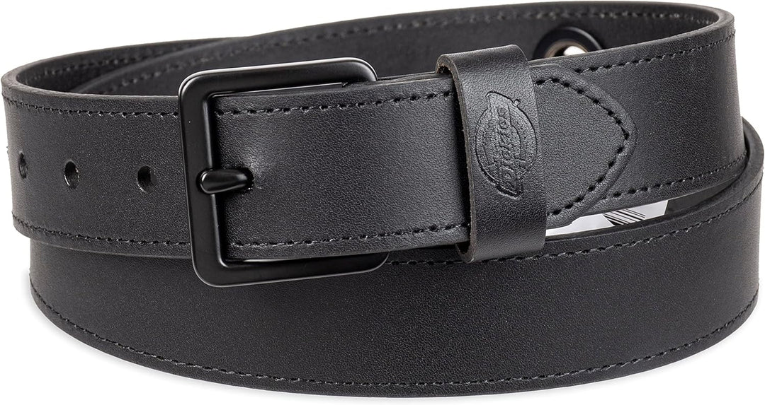 Dickies cinturón de cuero auténtico para hombre \u2013 estilo casua...