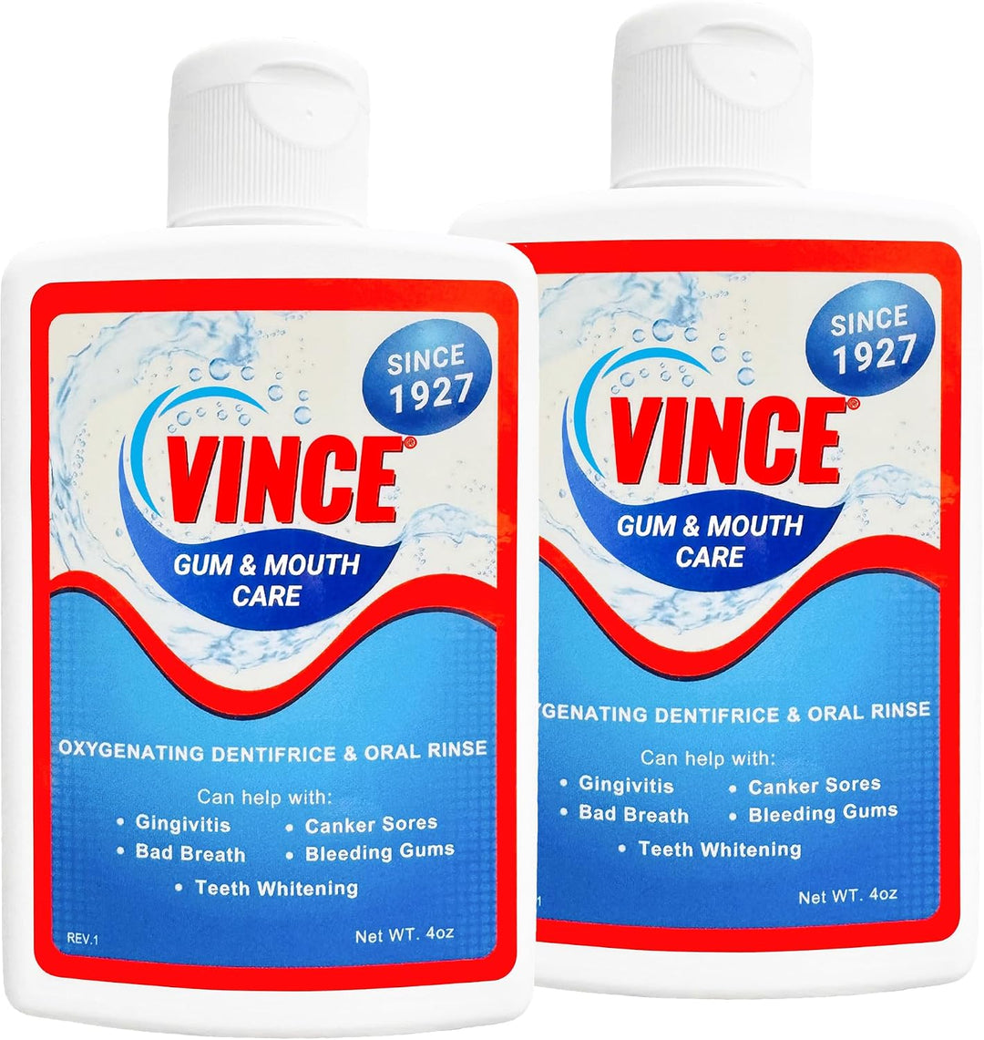Vince Oxygenated Dentifrice - Pasta de dientes y enjuague bucal de...