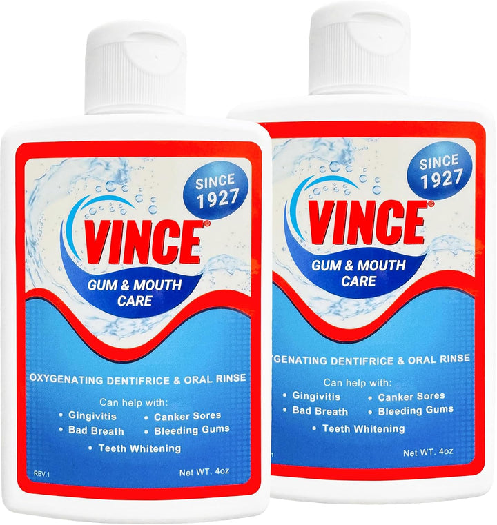 Vince Oxygenated Dentifrice - Pasta de dientes y enjuague bucal de...
