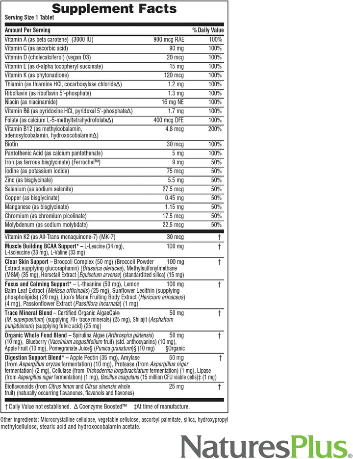 NaturesPlus His Journey Teen - 30 tabletas - Multivitamínico una ve...