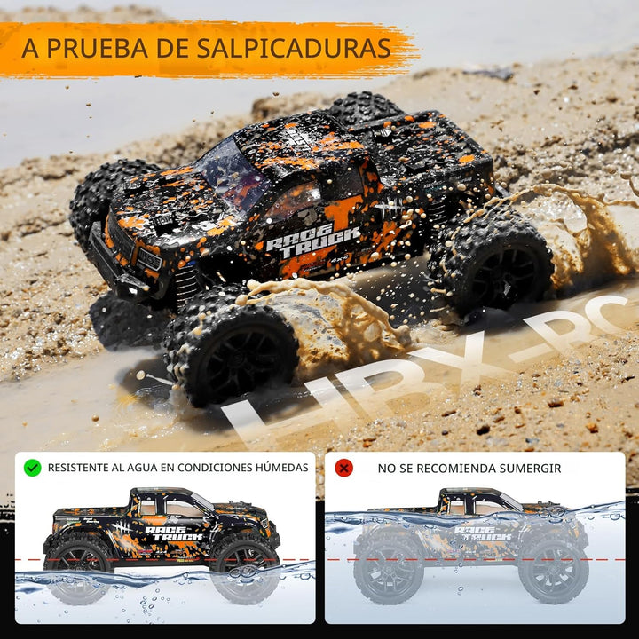 HAIBOXING Camión monstruo RC a escala 1:18 18859 36km\/h de velocid...