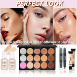 Kit de maquillaje para adolescentes y niñas, kit de maquillaje para...
