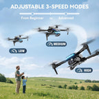 Drone con cámaras duales 1080P FHD, WiFi FPV, menos de 8.78 oz