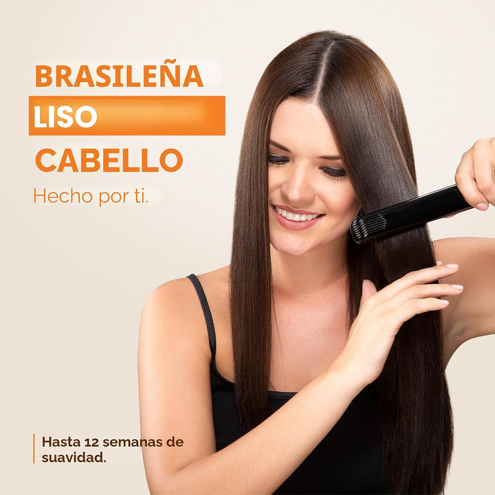 KATIVA Kit de tratamiento de queratina brasileña \u2013 Alisado de...