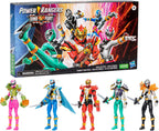 Power Rangers Dino Fury Paquete de Equipo, Figuras de Acción de 6 Pulgadas, Juguetes para Niños y Niñas de 4 Años, Set de Figuras de Acción, Juguetes de Superhéroes (Exclusivo de Amazon)