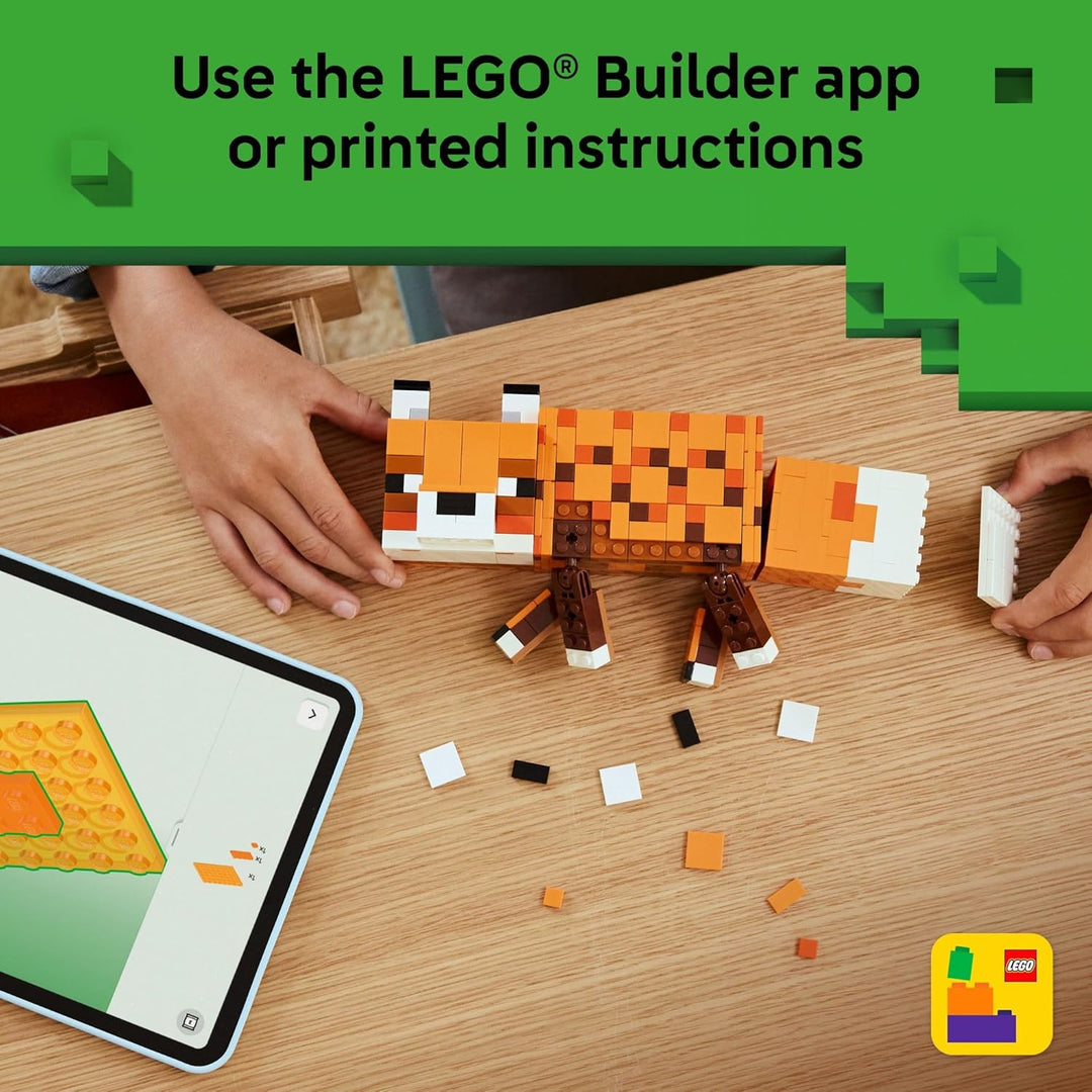 LEGO Minecraft The Fox - Juguete de construcción y
