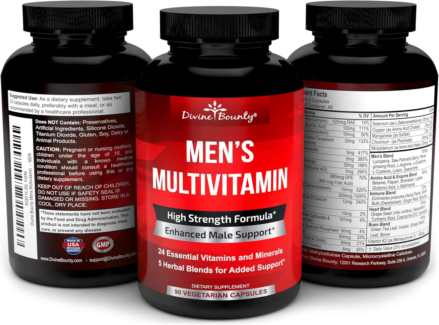 Multivitamínico diario para hombres con complejo de vitamina A C, D...