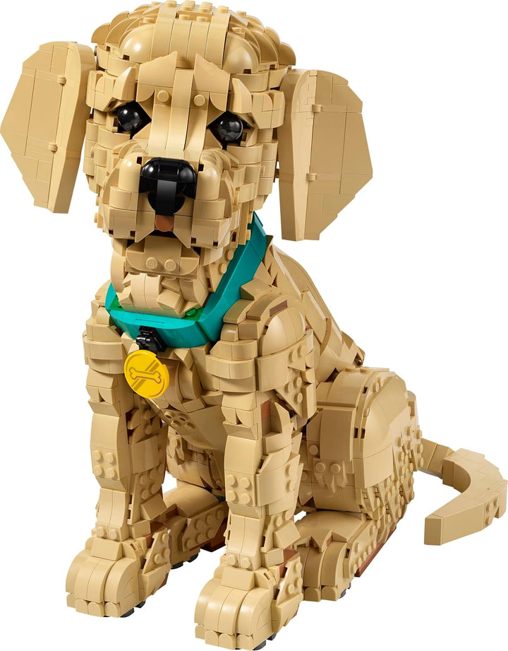 LEGO Icono Golden Retriever Puppy 11384 Juguete, bloque de construc...