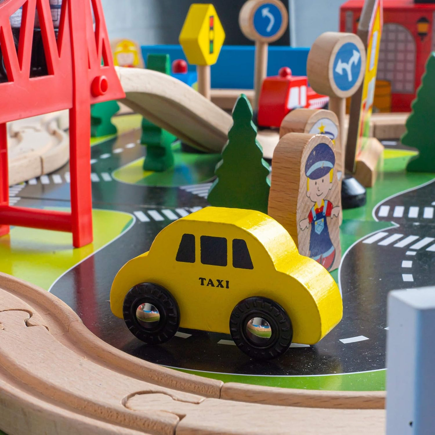 FUNPENY Juego de mesa de trenes de juguete juegos de pista