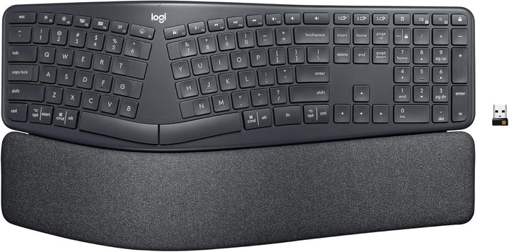 Logitech Ergo K860 Teclado ergonómico inalámbrico - Teclado dividid...