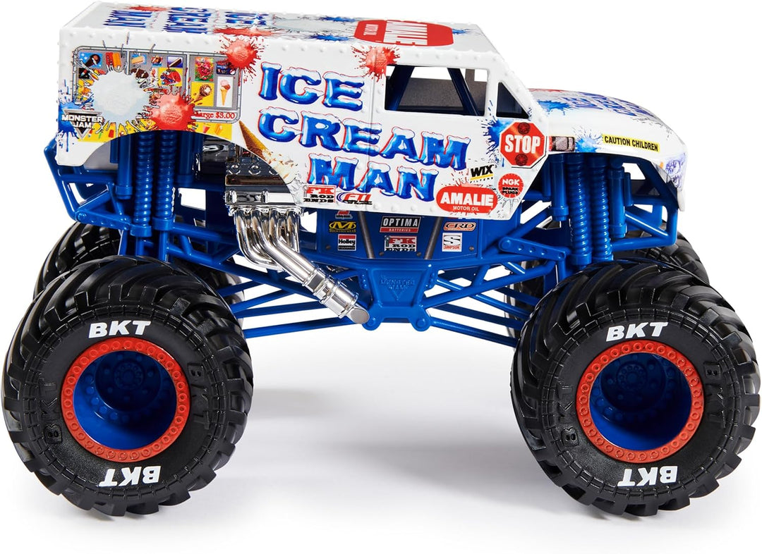 Monster Jam, camión monstruo oficial de Ice Cream Man, vehículo fun...