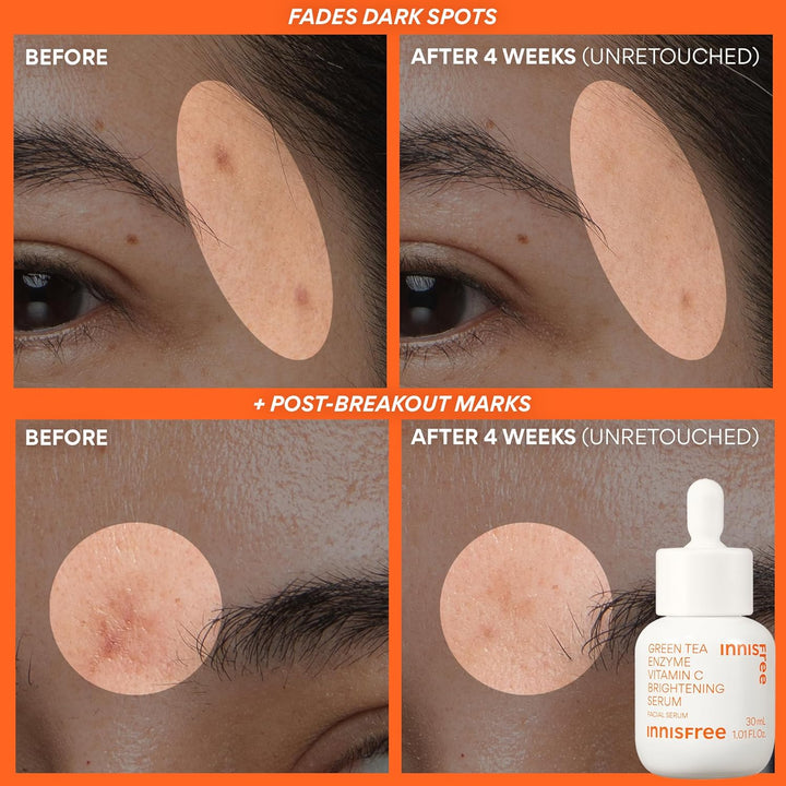 innisfree Vitamina C Rapid Radiance Set, juego coreano de cuidado d...