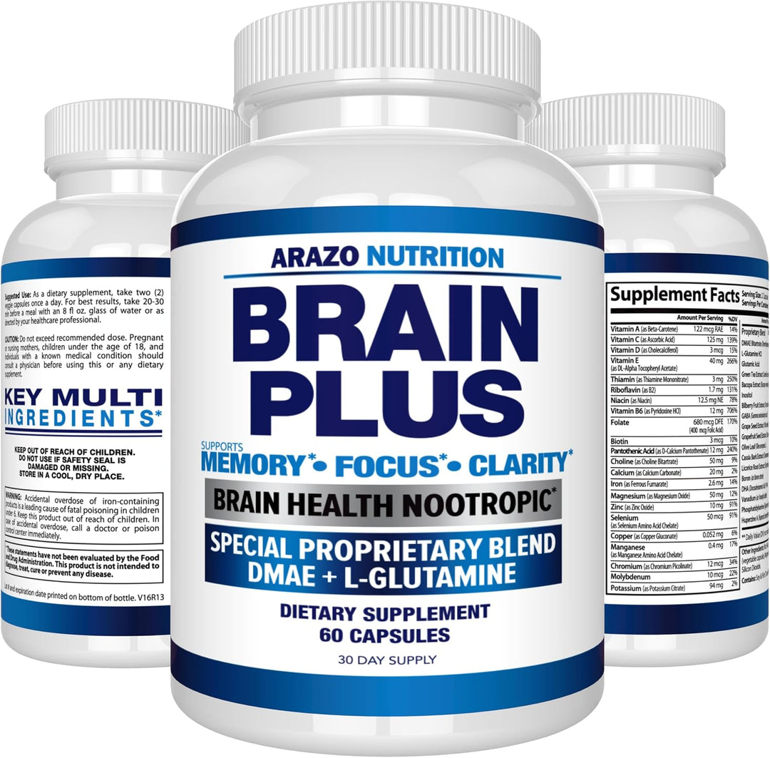 Suplemento prémium para la función cerebral \u2013 Memoria, enfoque...