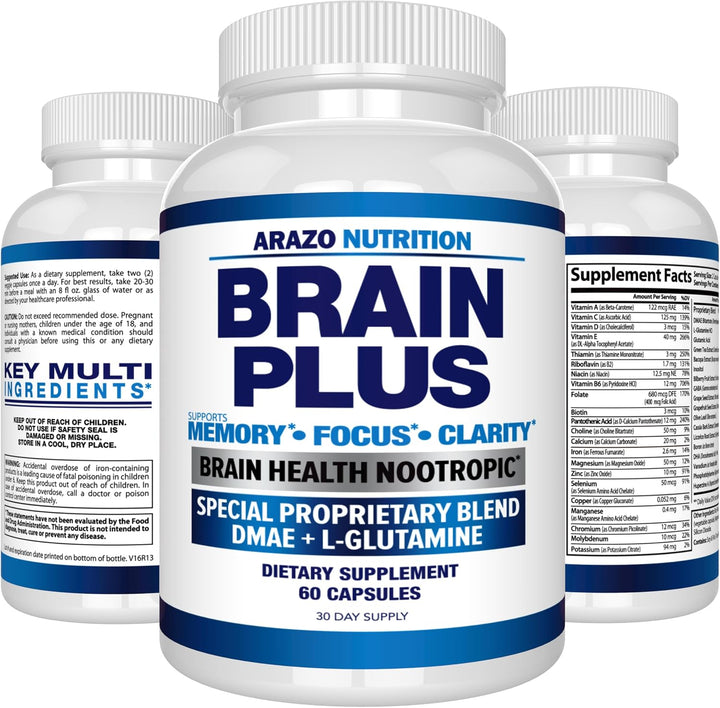 Suplemento prémium para la función cerebral \u2013 Memoria, enfoque...