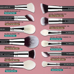 Conjunto de brochas de maquillaje profesional 32 piezas de pelo