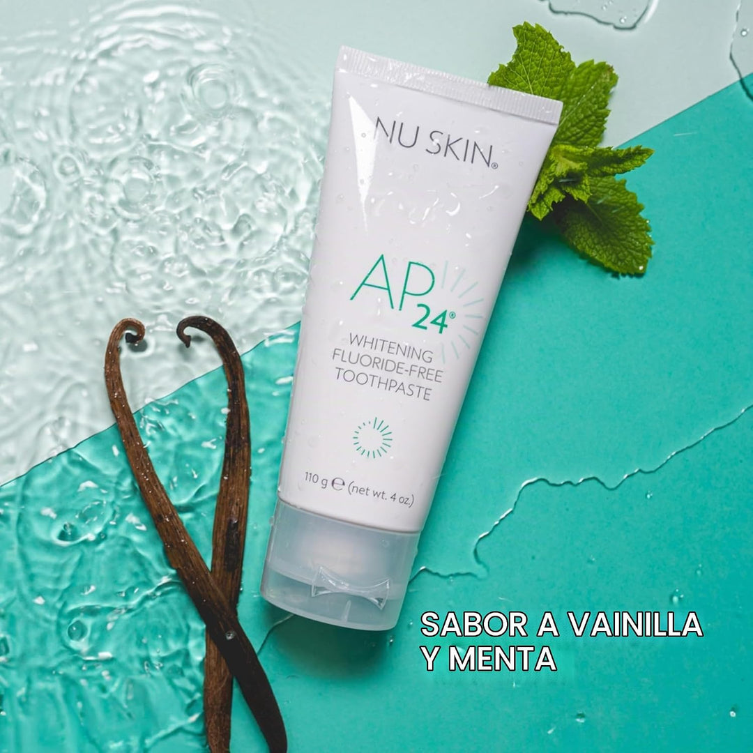 Nu Skin AP 24 Pasta dental blanqueadora sin flúor, 4 onzas, 1 paque...