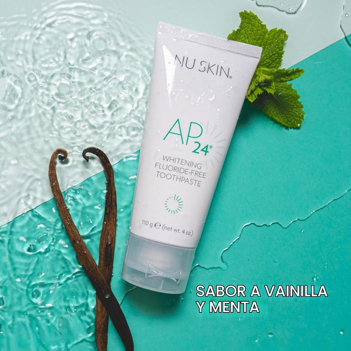 Nu Skin AP 24 Pasta dental blanqueadora sin flúor, 4 onzas, 1 paque...