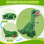 Juguetes inflables de dinosaurio a control remoto, T-Rex con control
