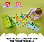 LEGO DUPLO - Bloques de construcción clásicos de caja de ladrillos – Juguetes apilables para niños pequeños a partir de 1.5 años – Juguetes educativos y de aprendizaje para preescolar, desarrollo de