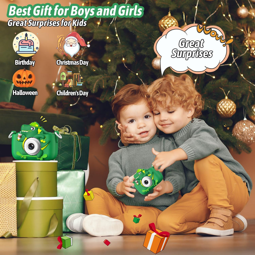 Dwfit Cámara de selfie mejorada para niños, regalos de cumpleaños d...
