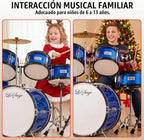 LeSage Juego de batería de 5 piezas para principiantes, kit completo de