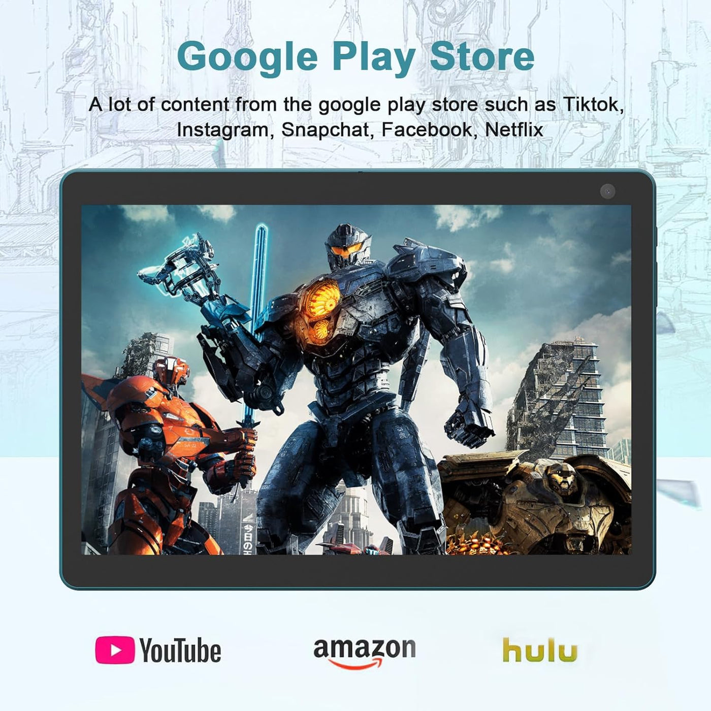 Tableta Android, 10 pulgadas 6GB RAM+32GB ROM+1TB Expandir Tableta,...