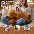Animales de peluche con peso de vaca de las tierras altas de 25 pulgadas, A-Large Highland Cow -1