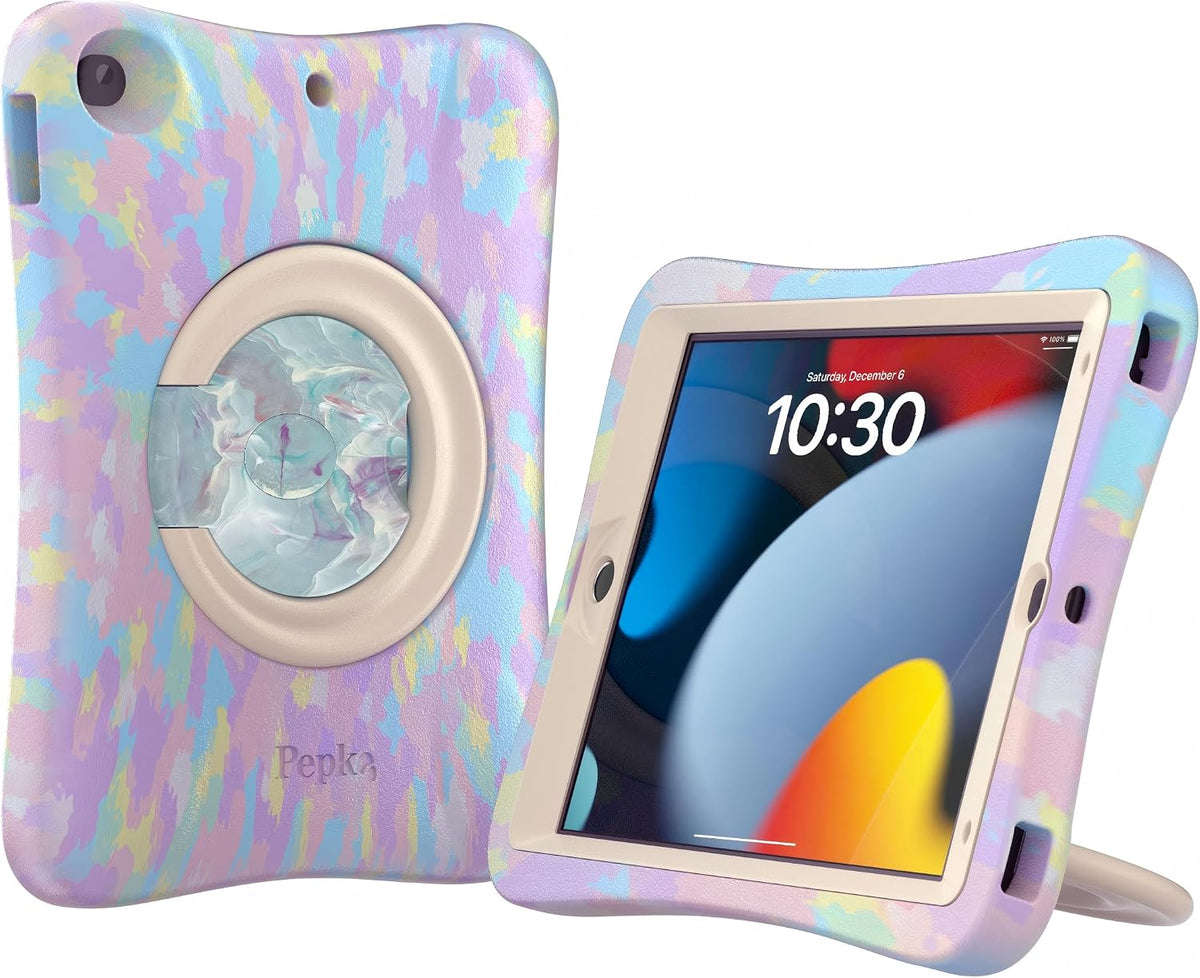 Pepkoo Funda para iPad de 10.2 pulgadas 7ª/8ª/9ª/9ª generación a prueba de